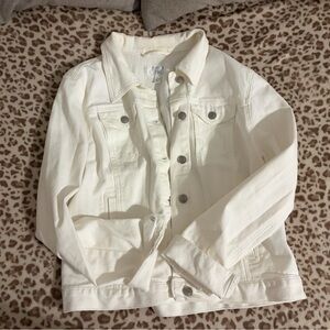 White denim jacket